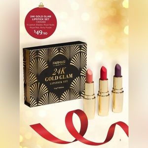 Farmasi 24k lipstick set